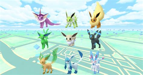 eeveelutions pokemon go.